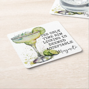 Spaß Das einzige Zeitraffer ist akzeptabel Rechteckiger Pappuntersetzer