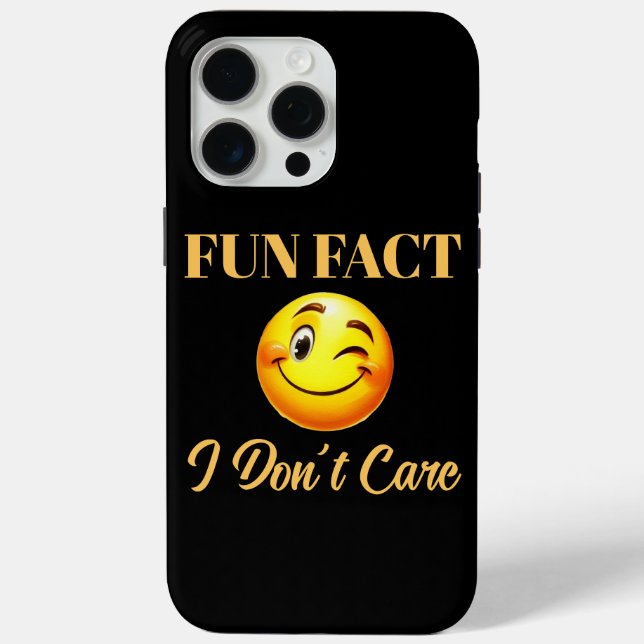 Spaß, dass es mir egal ist Case-Mate iPhone hülle (Rückseite)