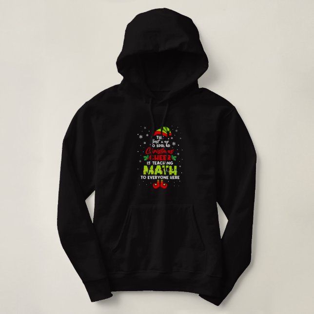 Spaß Der beste Weg, Weihnachtsjubeln zu verbreiten Hoodie (Design vorne)