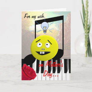 Spaß der Ehefrau-Mutter Tages Karte
