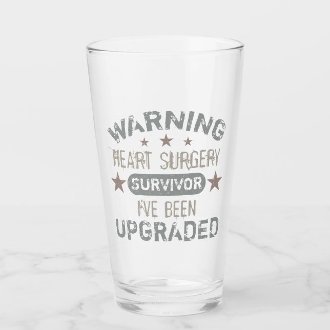 Spaß der Herz-Operation aktualisiert Glas (Vorderseite)