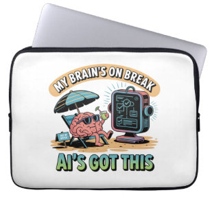 Spaß der künstlichen Intelligenz Laptopschutzhülle