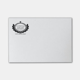 Spaß der Sarcasm-Gesellschaft zitiert sarkastische Post-it Klebezettel