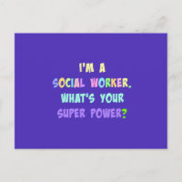 Spaß der Sozialarbeiter, Pastellschrift, blaues In