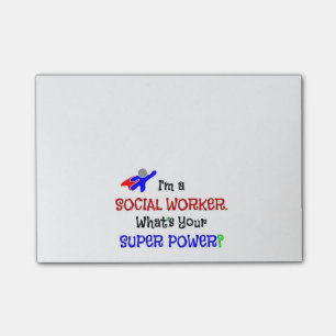 Spaß der Sozialarbeiter Post-it Klebezettel