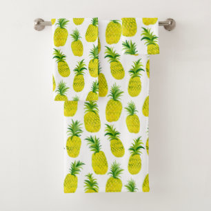 Spaß der tropischen Frucht des Ananas-Party Badhandtuch Set