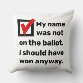 Spaß der Wahlen 2024 Kissen