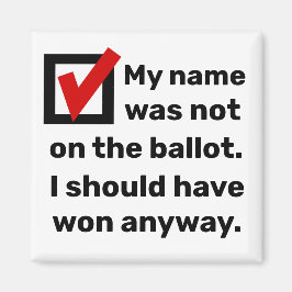 Spaß der Wahlen 2024 Magnet