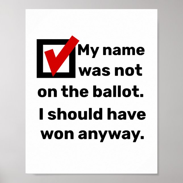 Spaß der Wahlen 2024 Poster (Vorne)