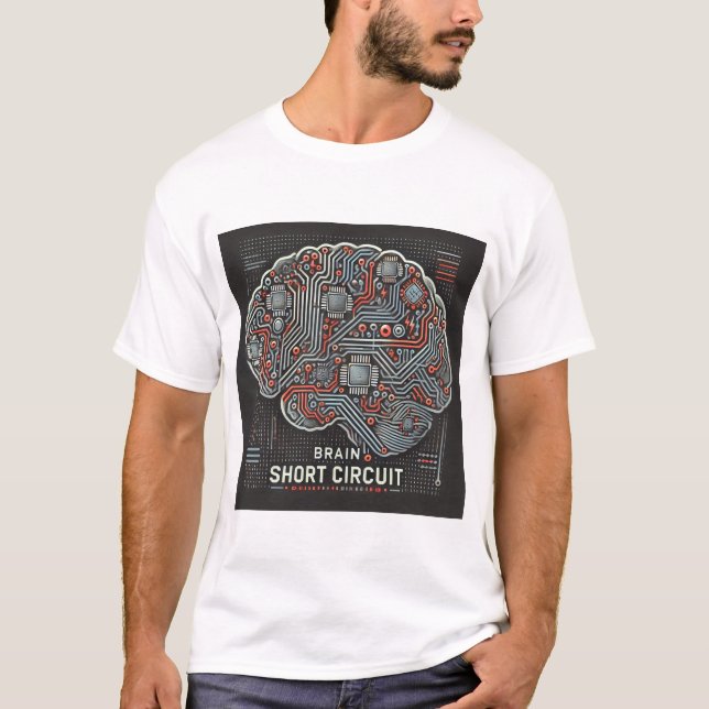Spaß des Elektroingenieurs: Kurzer Schaltkreis des T-Shirt (Vorderseite)