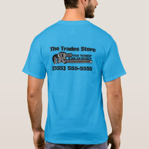 Spaß des Klempners, lustige Werbung T-Shirt