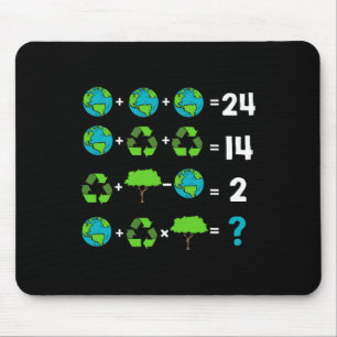 Spaß des Mathematiklehrers Tag der Erdordnung Mousepad