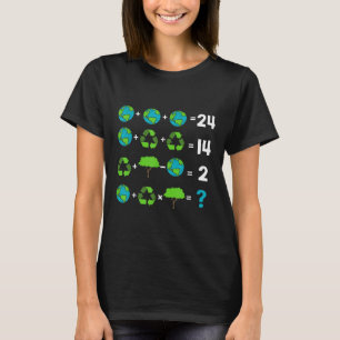 Spaß des Mathematiklehrers Tag der Erdordnung T-Shirt