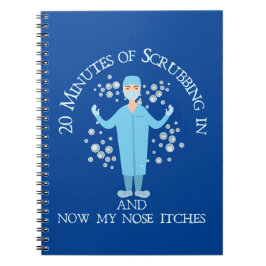 Spaß des Operationssaals für die Prüfung von Blase Notizblock