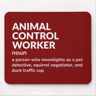 Spaß des Referenten für die tierische Kontrolle - Mousepad