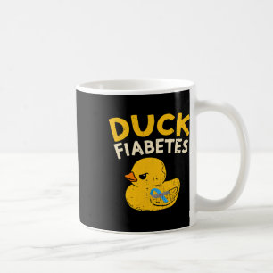 Spaß Diabetes Bewusstsein I Duck Fiabetes I Cool R Kaffeetasse