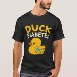 Spaß Diabetes Bewusstsein I Duck Fiabetes I Cool R T-Shirt