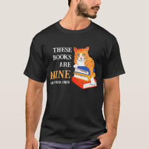 Spaß DIESE BÜCHER SIND MEINE LESKATZE T-Shirt