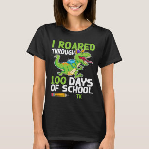 Spaß Dinosaurier Ich roch durch 100 Tage der Schul T-Shirt
