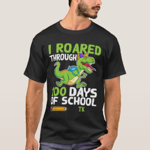 Spaß Dinosaurier Ich roch durch 100 Tage der Schul T-Shirt