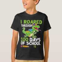 Spaß Dinosaurier Ich roch durch 100 Tage der Schul