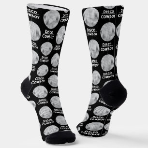 Spaß Disco-Kugel Disco-Cowboy Junggeselle Socken