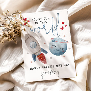 Spaß Du bist außerirdisch Valentinstag Feiertagskarte