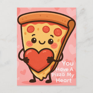 Spaß Du Hast Eine Pizza Mein Herz Feiertagspostkarte