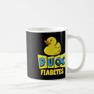 Spaß Duck Diabetes Bewusstsein Kaffeetasse