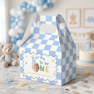 Spaß, ein Junge zu sein, 1. Geburtstags-Geschenkbo Geschenkschachtel