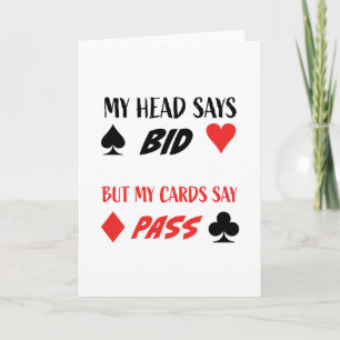 Spaß einer Vertragsbrücke Karte