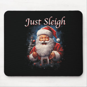 Spaß, einfach den Weihnachtsmann schlitteln, einfa Mousepad