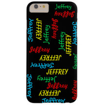 Spaß Einzigartige Wiederholungsnamen auf schwarz,