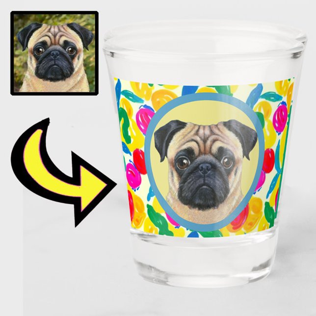Spaß Einzigartiges Foto für den Hund Schnapsglas (Von Creator hochgeladen)