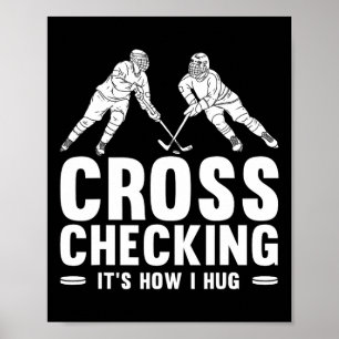Spaß Eishockey Art für Männer Frauen Kinder Eishoc Poster
