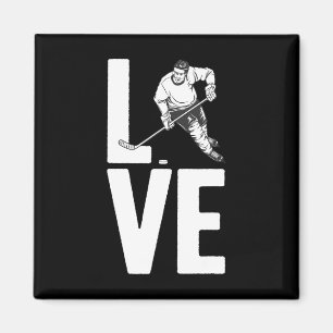 Spaß Eishockey Art für Männer Frauen Sport Eishock Magnet