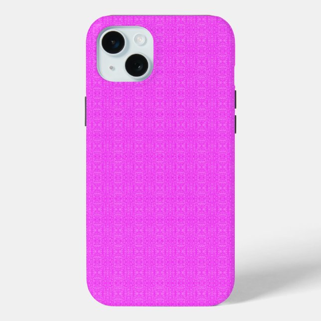 Spaß Elegantes Abstraktes Motiv Rosa Muster Case-Mate iPhone Hülle (Rückseite)