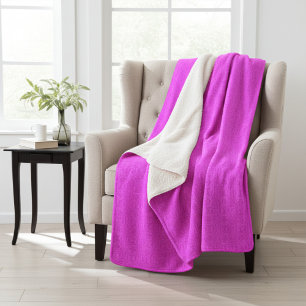 Spaß Elegantes Abstraktes Motiv Rosa Muster Sherpadecke