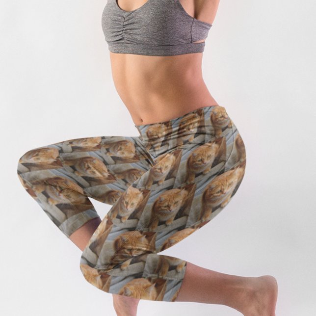 Spaß Erstellen benutzerdefinierter Fotosammlungs-F Capri Leggings (Von Creator hochgeladen)