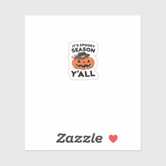 Spaß Es ist eine wunderbare Jahreszeit Y’all Pumpk Aufkleber (Blatt)