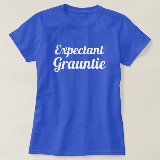 Spaß "Expectant Grauntie" T-Shirt (Design vorne)