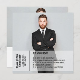 Spaß Fakten Abschluss Ankündigung 2 Foto modern