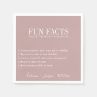 Spaß Fakten Dusty Mauve Personalisiert