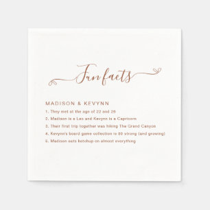 Spaß Fakten Hochzeiten von Napkins Serviette