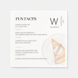 Spaß Fakten Mit Monogramm Pumpkin Pie Erntedank Serviette