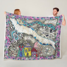 Spaß farbenfrohe Decken