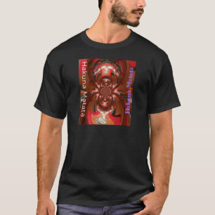Spaß farbenfrohes afrikanisches Design T-Shirt