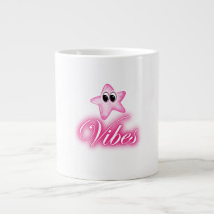 ✨ Spaß & Farbenspiel - Niedliche Trendy Positive E Jumbo-Tasse