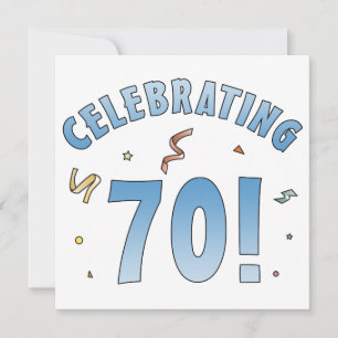 Spaß feierlich 70. Geburtstag Geschenke Karte