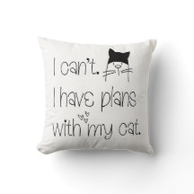 Spaß Feline Entschuldigung, ich kann keine Pläne m